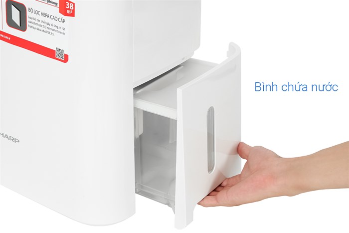 Máy lọc không khí và hút ẩm Sharp DW-E16FA-W